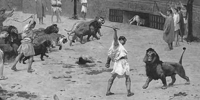 animals and the gladiators
